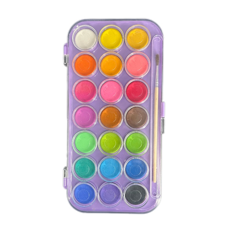 Kue Cat Air Solid 21 Warna Langsung dari Pabrik untuk Siswa Seni